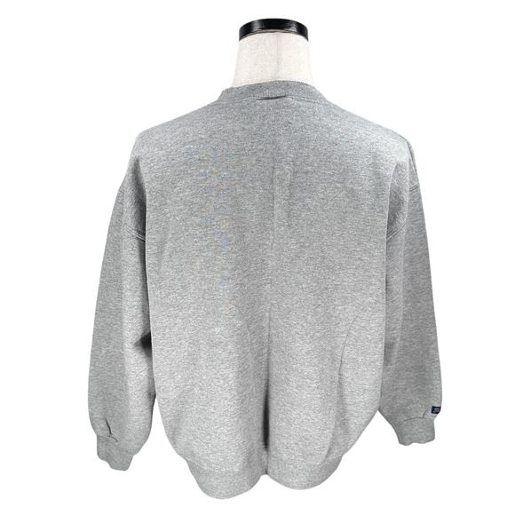 Vintage Jansport Virginia Tech Hokies Sweatshirt Men’s XL Gray Maroon Y2K Crew - Picture 2 of 9